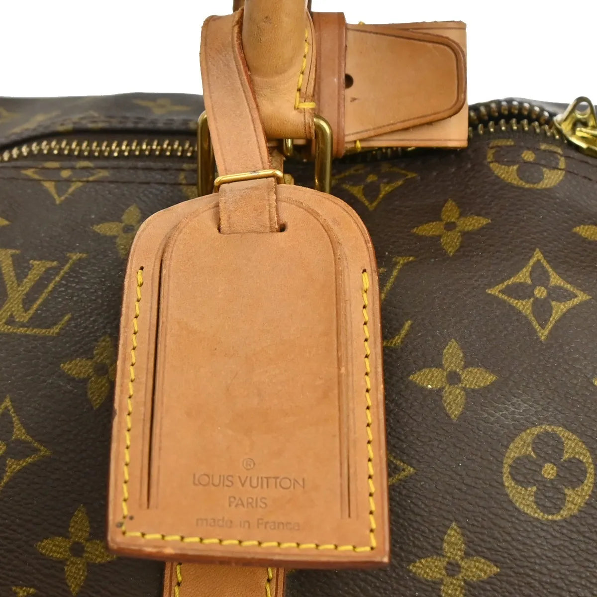 Louis Vuitton Keepall Monogram, Brown, Canvas, Travel Bag