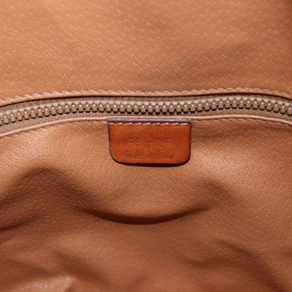Celine Macadam Bucket Bag Canvas and Leather, Brown, PVC, Crossbody Bag