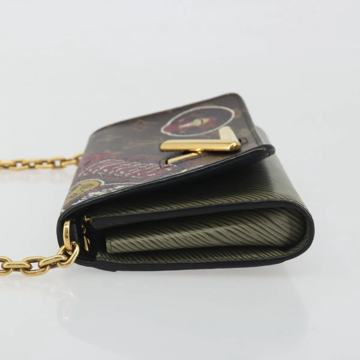 Louis Vuitton Twist Monogram Leather, Multicolour, Canvas, Clutch