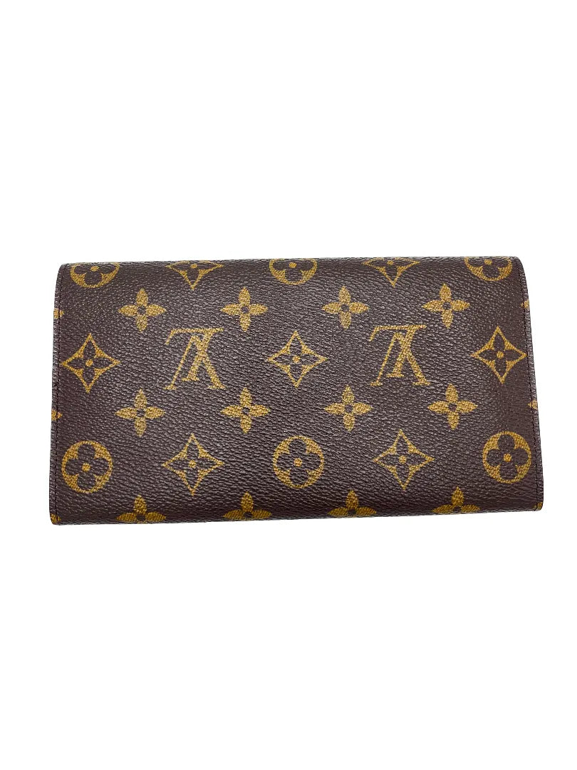 Louis Vuitton Vintage Sarah Monogram Canvas, Brown, Canvas, Wallet