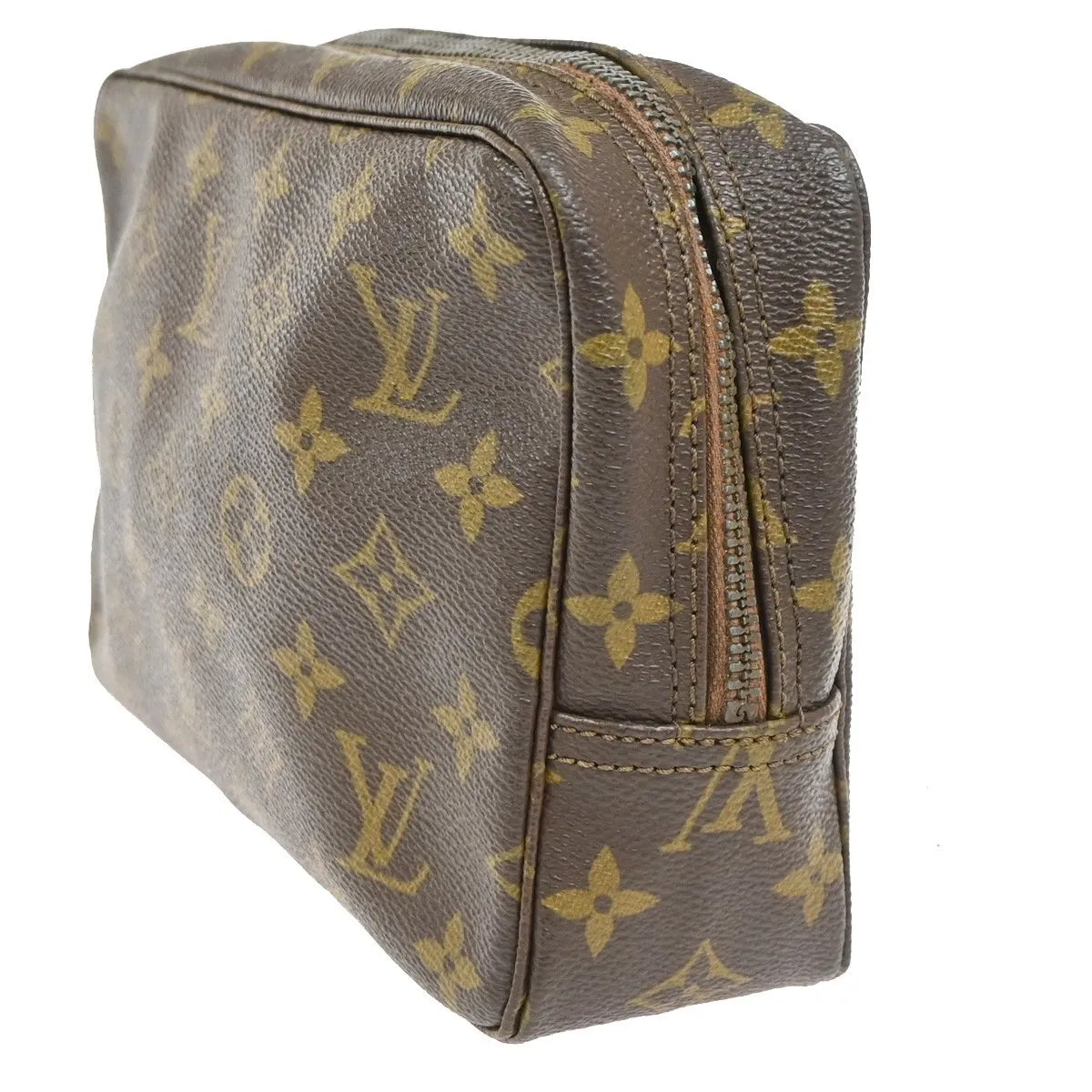 Louis Vuitton Toiletry Pouch Monogram Canvas, Brown, Canvas, Toiletry Case