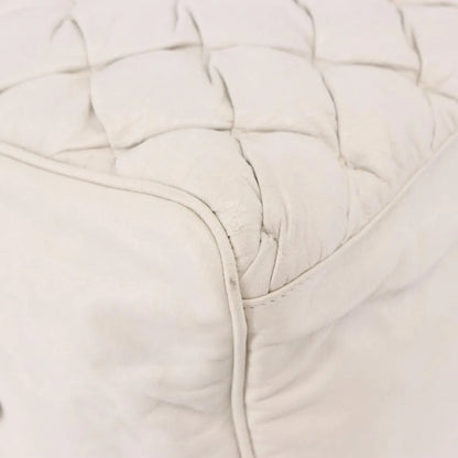 Balenciaga Matelasse Leather, White, Leather, Handbag