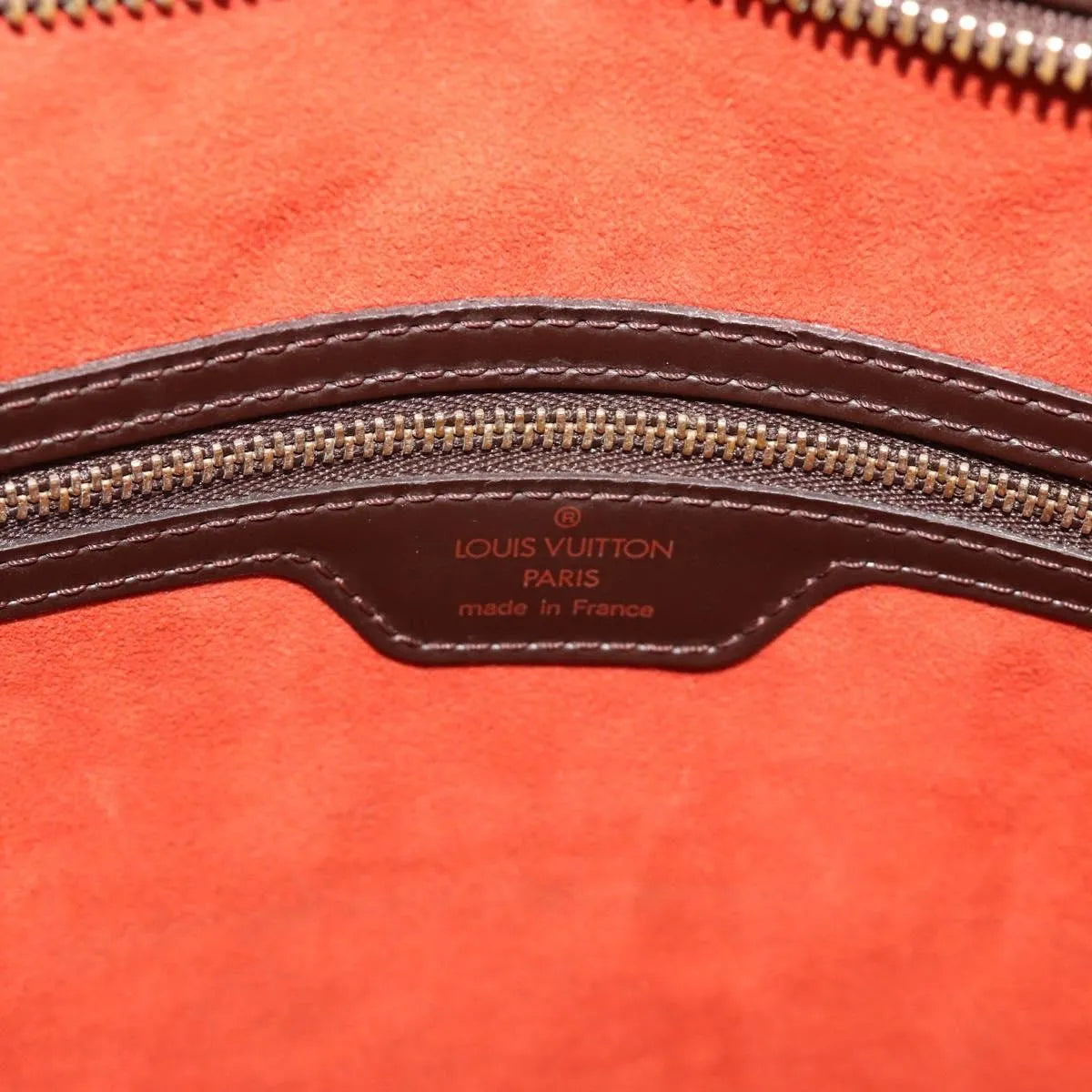 Louis Vuitton Venice Sac Plat Damier, Brown, Canvas, Tote Bag