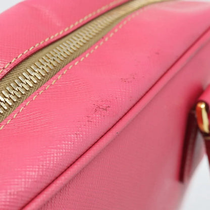 Prada Bauletto Saffiano Leather, Pink, Leather, Handbag