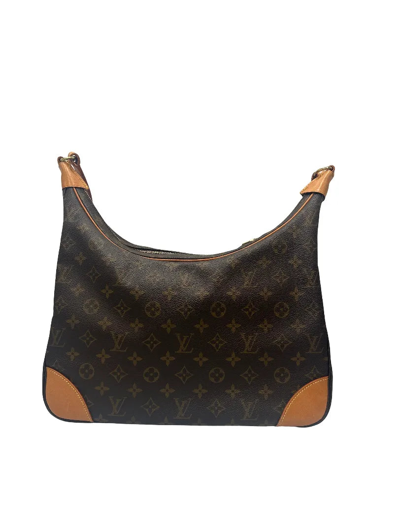 Louis Vuitton Boulogne Monogram Canvas, Brown, Canvas, Handbag