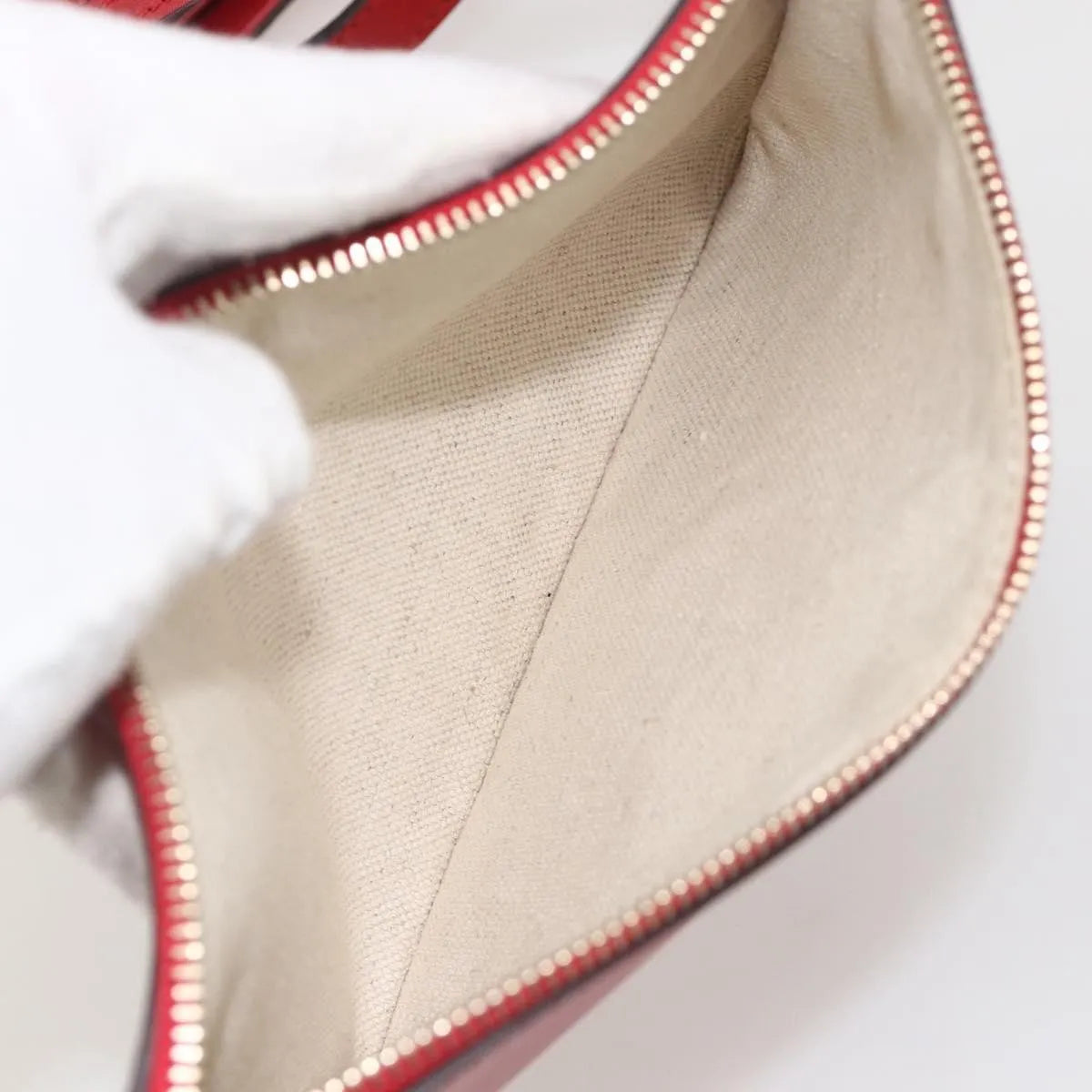 Gucci Craft Tote Diamante Leather, Red, PVC, Tote Bag