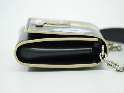 Louis Vuitton Twist Chain Limited Edition World Tour Epi Leather, Black, Leather, Shoulder Bag