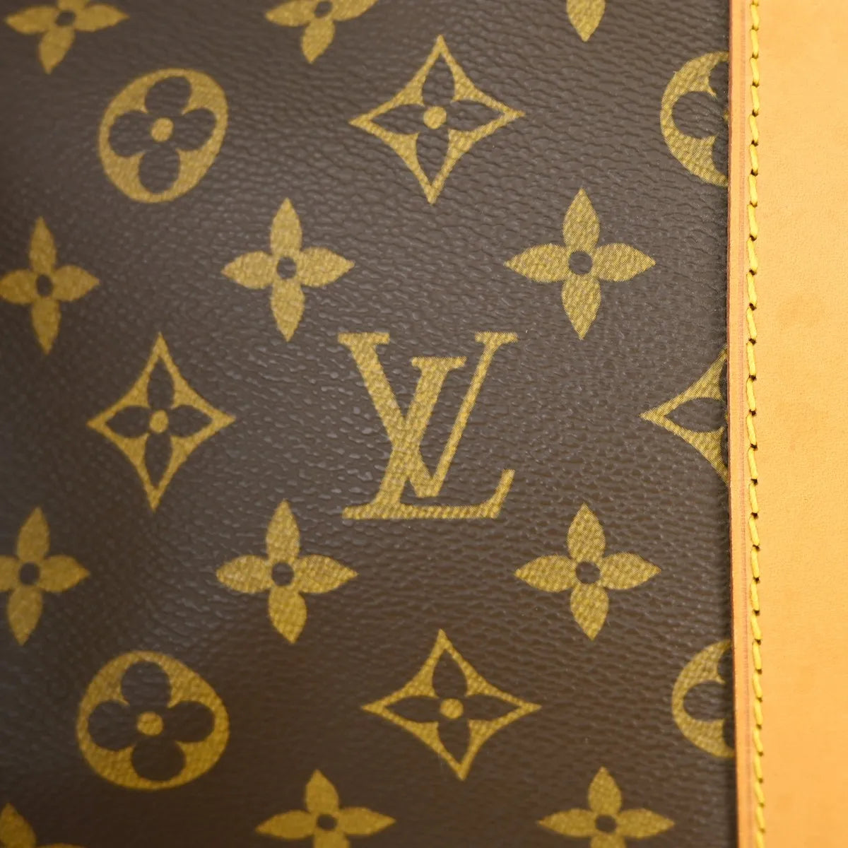 Louis Vuitton Keepall Monogram, Brown, Canvas, Travel Bag