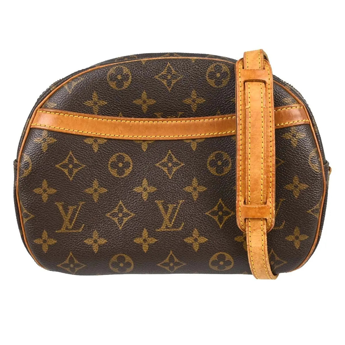 Louis Vuitton Blois Monogram Canvas, Brown, Canvas, Shoulder Bag