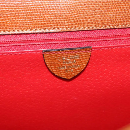 Celine vintage Leather, Brown, Leather, Handbag