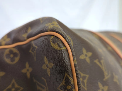 Louis Vuitton Keepall Monogram Canvas, Brown, Canvas, Travel Bag