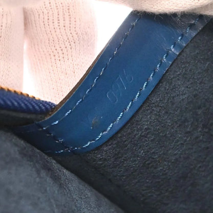 Louis Vuitton Lussac Epi Leather, Blue, Leather, Shoulder Bag