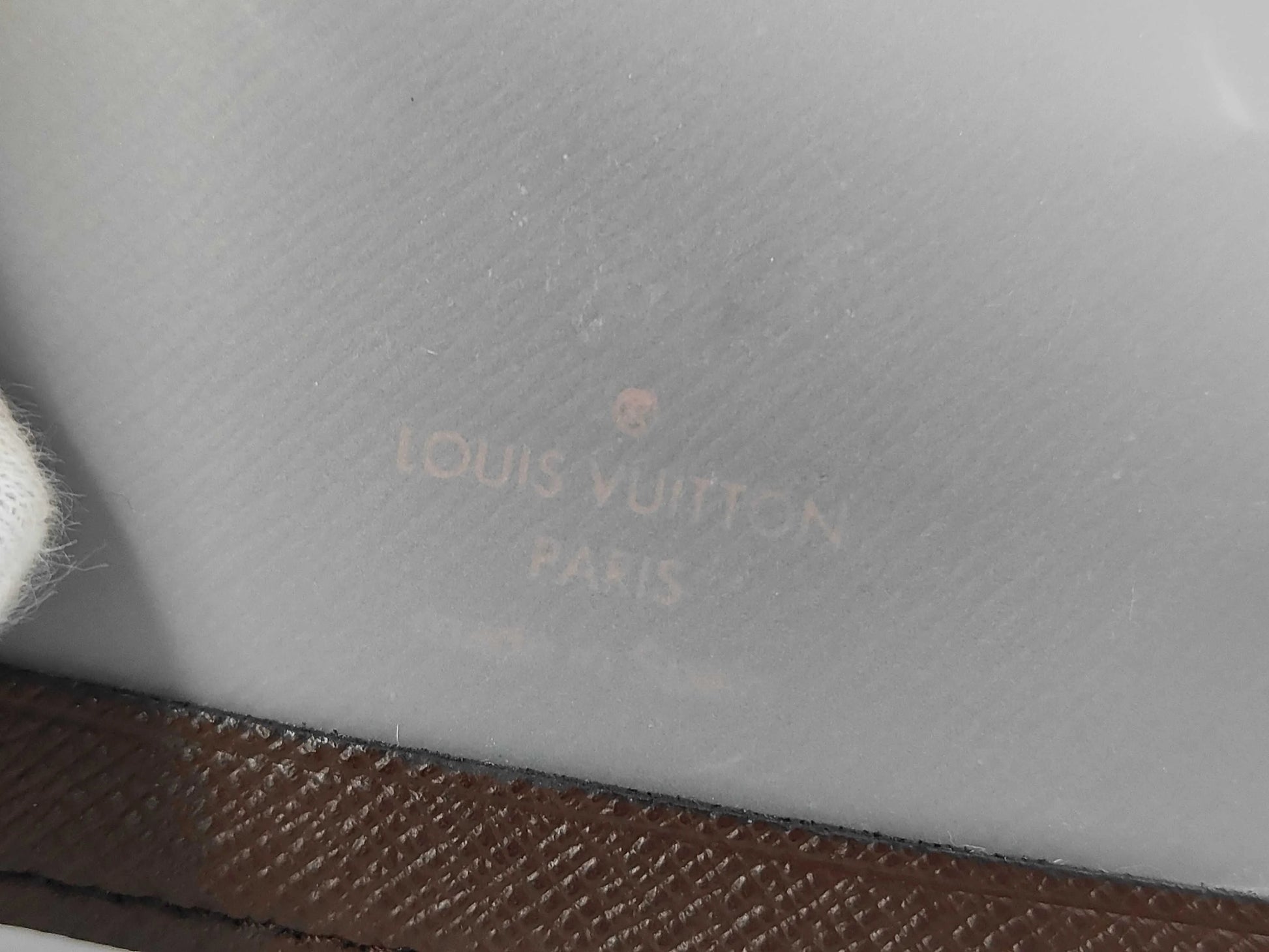 Louis Vuitton Slender Damier, Brown, Canvas, Wallet
