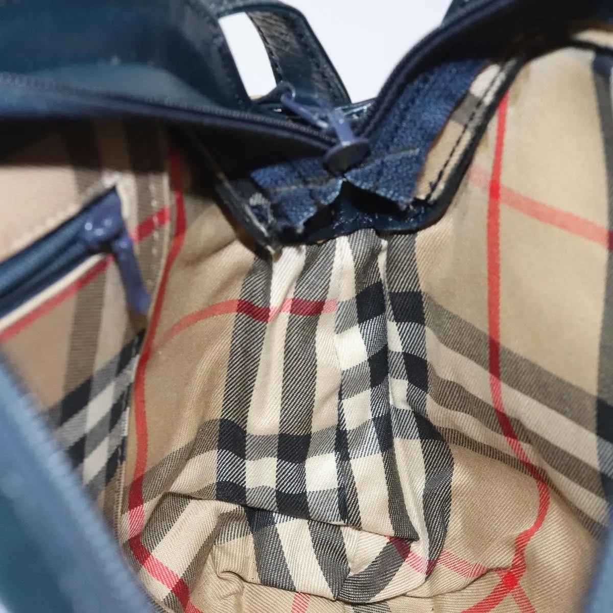 Burberry Vintage Canvas, Navy, Canvas, Shoulder Bag