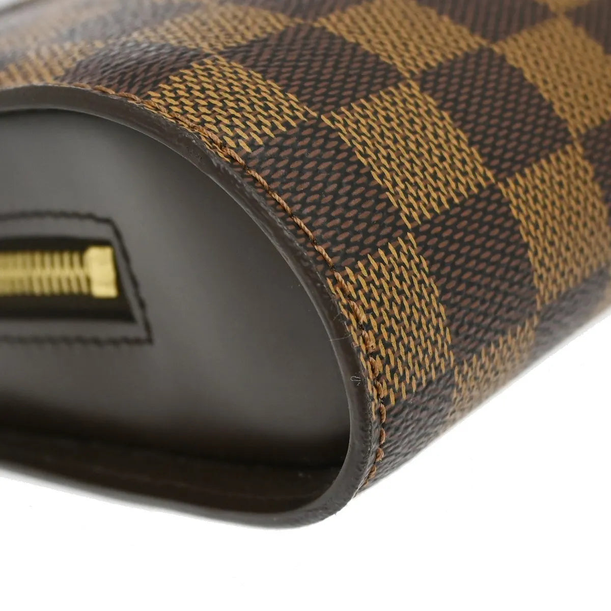 Louis Vuitton Pochette Saint Louis Damier, Brown, Canvas, Clutch