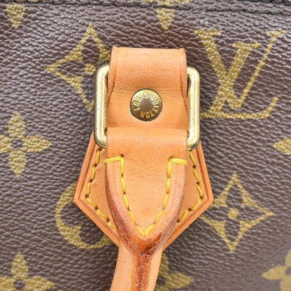 Louis Vuitton Alma Monogram, Brown, Canvas, Handbag