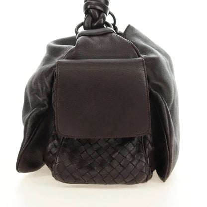 Bottega Veneta Cocker Hobo Leather, Brown, Leather, Handbag