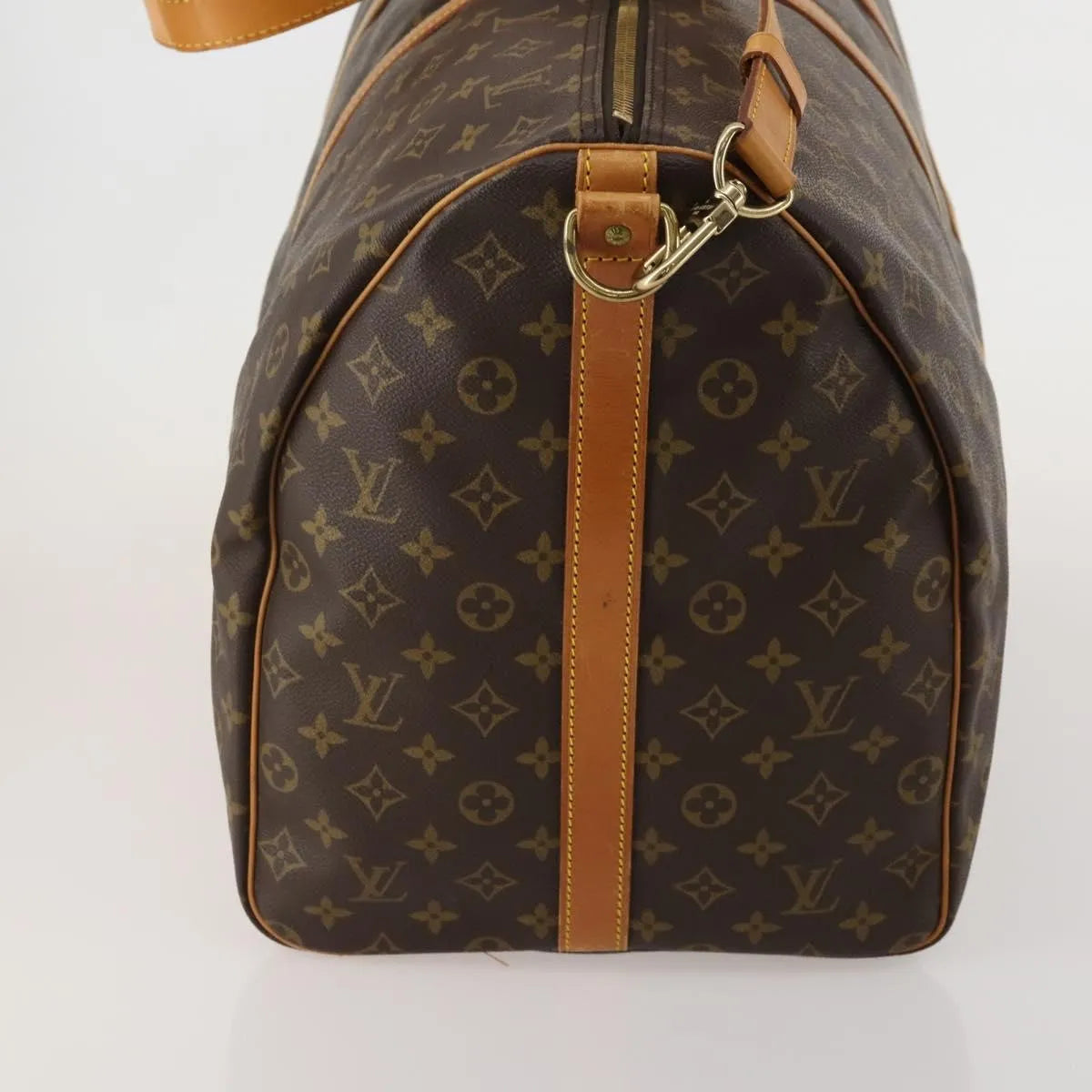 Louis Vuitton Keepall Bandouliere Monogram Canvas, Brown, Canvas, Travel Bag