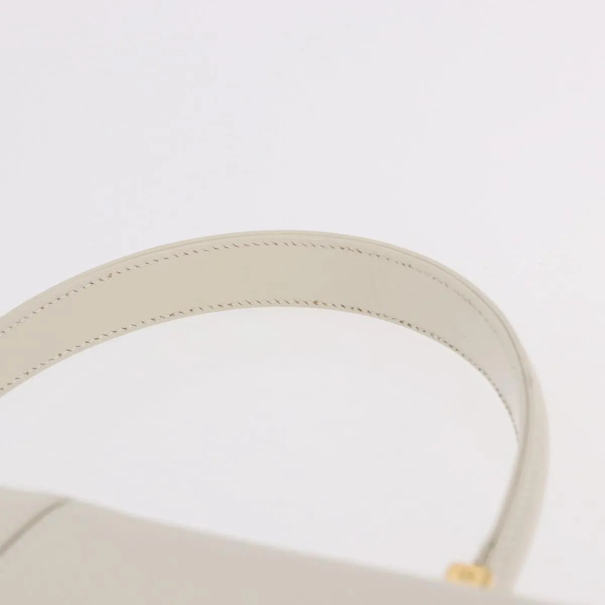 Saint Laurent Vintage handbag Leather, White, Leather, Handbag