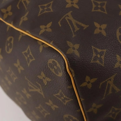 Louis Vuitton Keepall Monogram Canvas, Brown, Canvas, Travel Bag
