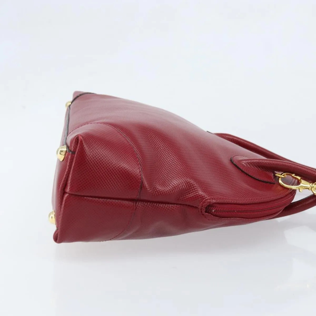 Bottega Veneta Vintage Leather, Red, Leather, Handbag