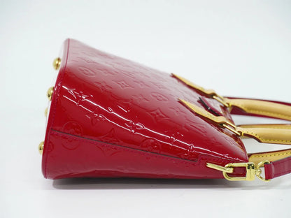 Louis Vuitton Montebello Monogram Vernis, Pink, Patent Leather, Handbag