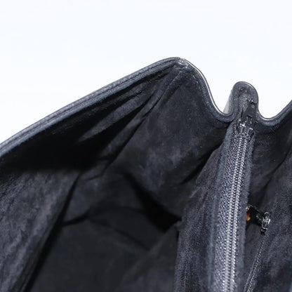 Gucci Vintage Leather, Black, Leather, Handbag