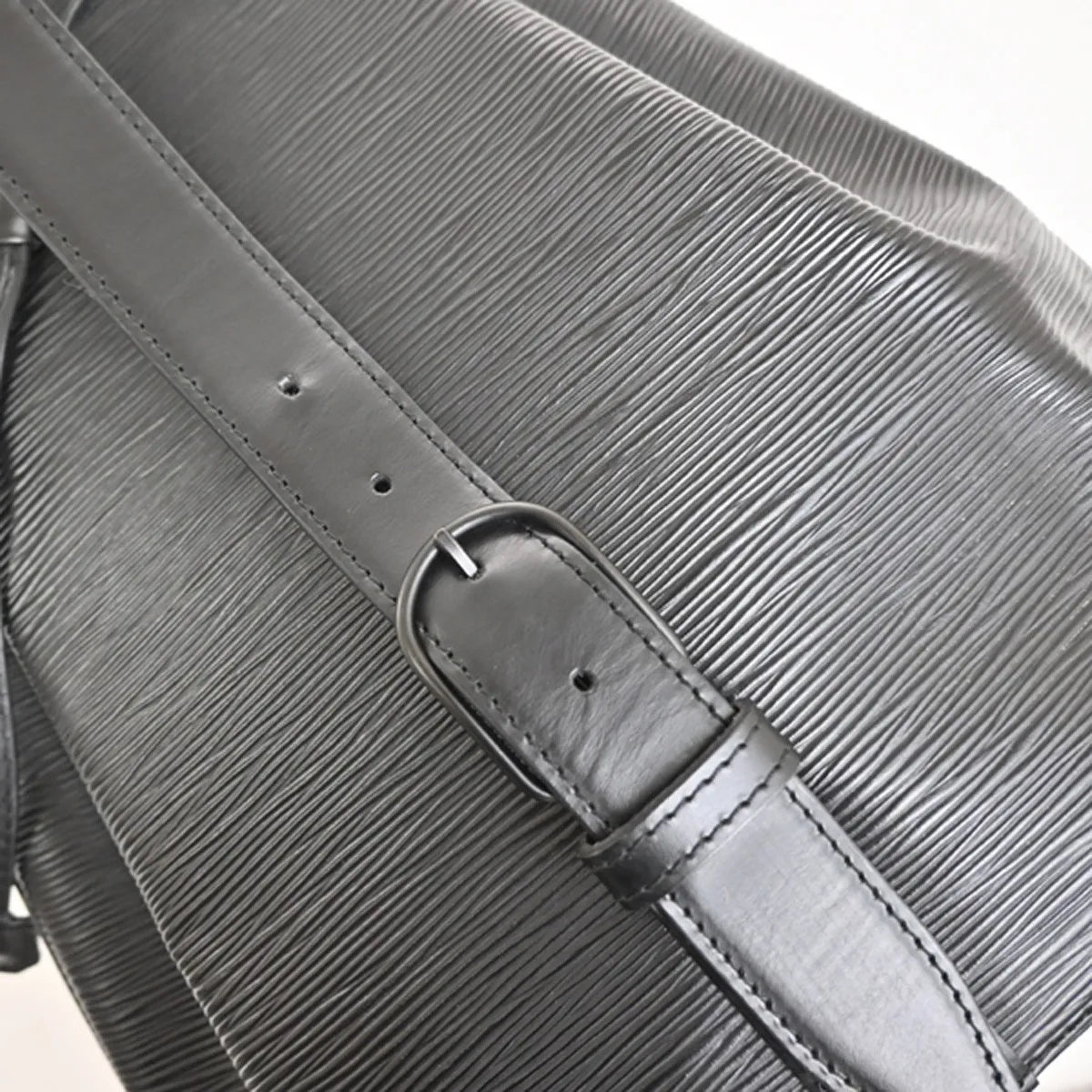 Louis Vuitton Sac a Dos Drawstring Epi Leather, Black, Leather, Backpack
