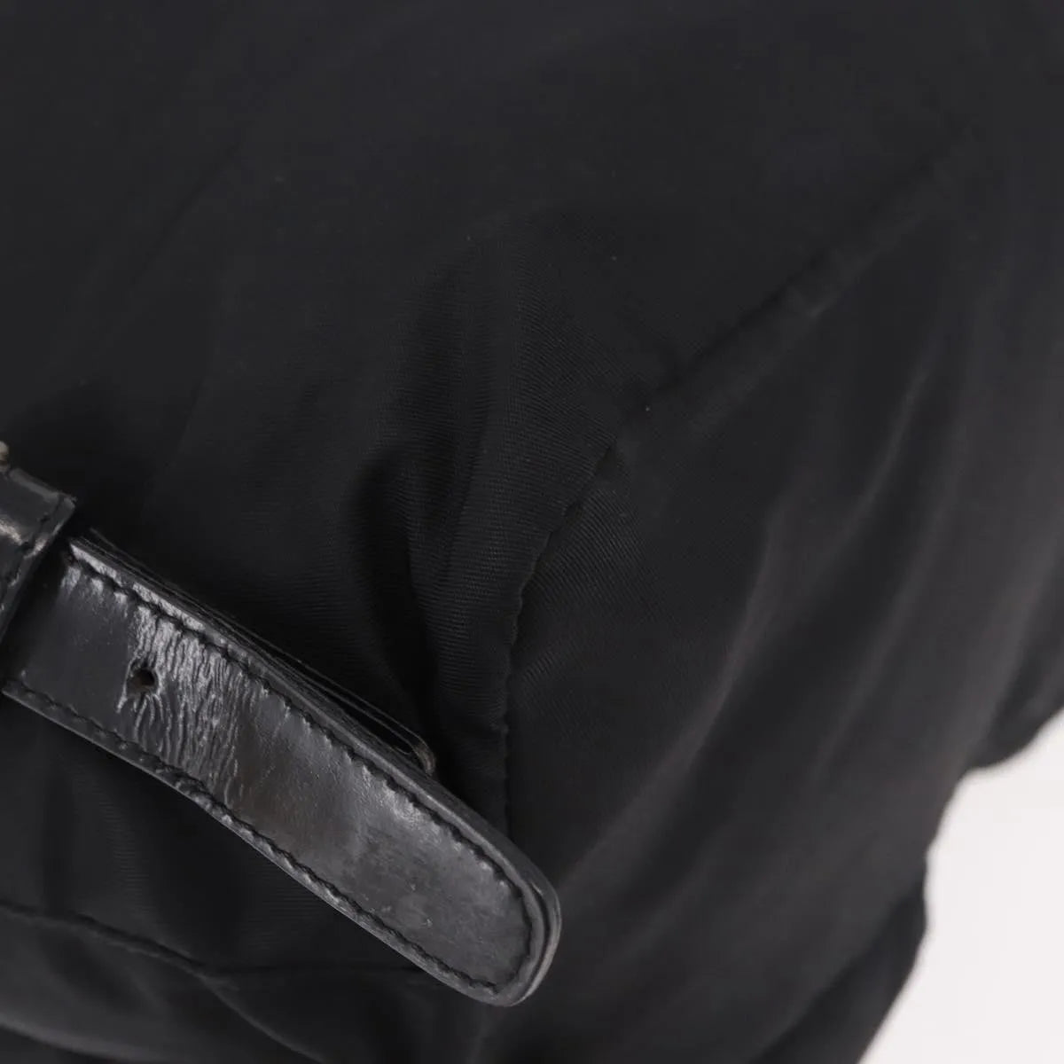 Prada Double Front Pocket Tessuto, Black, Nylon, Backpack