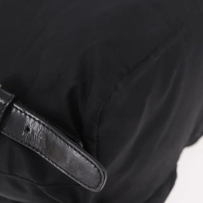Prada Double Front Pocket Tessuto, Black, Nylon, Backpack