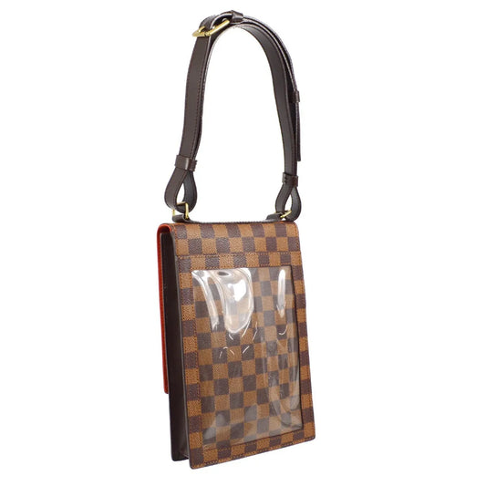 Louis Vuitton Portobello Messenger Damier, Brown, Canvas, Clutch