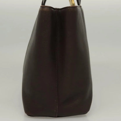 Burberry Vintage Leather, Brown, Leather, Handbag