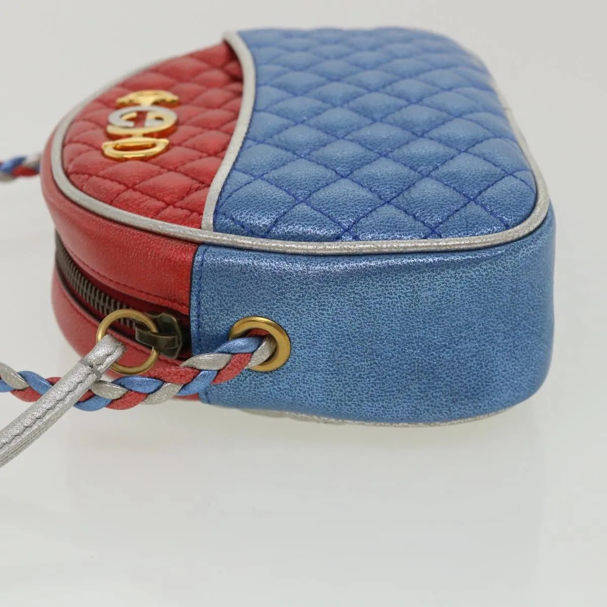 Gucci Trapuntata Camera Lambskin, Multicolour, Leather, Shoulder Bag