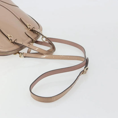 Gucci Nice Top Handle Microguccissima Patent, Beige, Patent Leather, Handbag