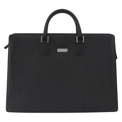 Burberry BUSINESS BLACK LEATHER, Black, Leather, Briefcase