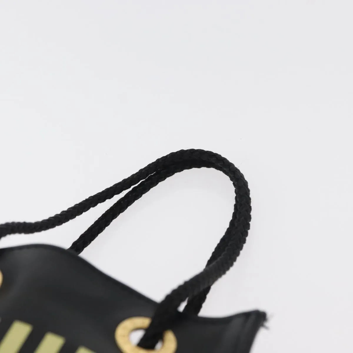 Fendi Fazzuolo Leather, Black, Polyester, Tote Bag