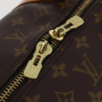 Louis Vuitton Keepall Bandoulière Monogram, Brown, Canvas, Travel Bag