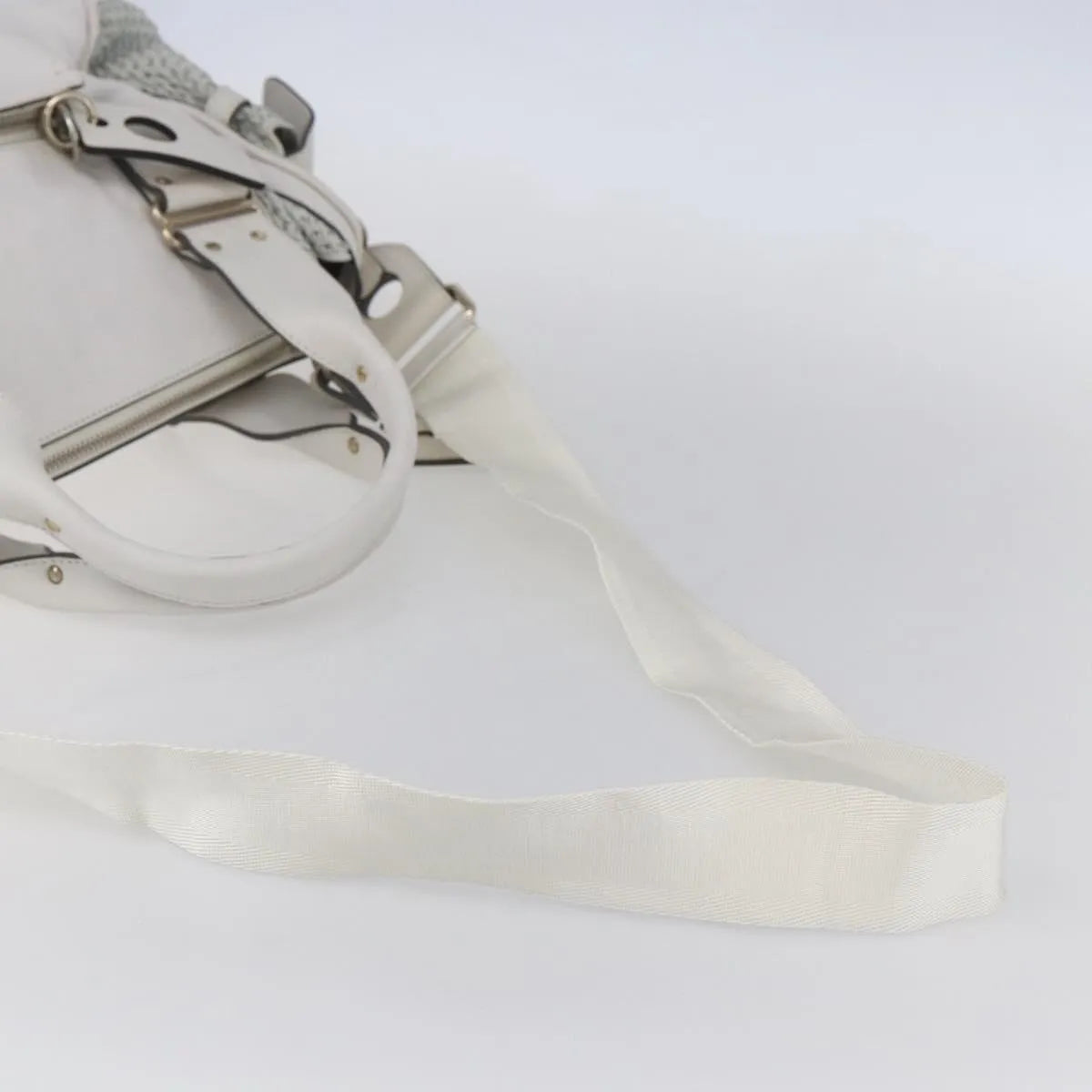 Chloe Vintage Leather, White, Leather, Shoulder Bag