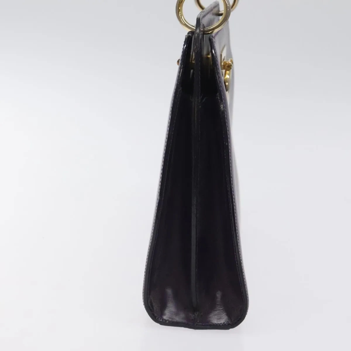 Celine vintage Leather, Purple, Leather, Handbag