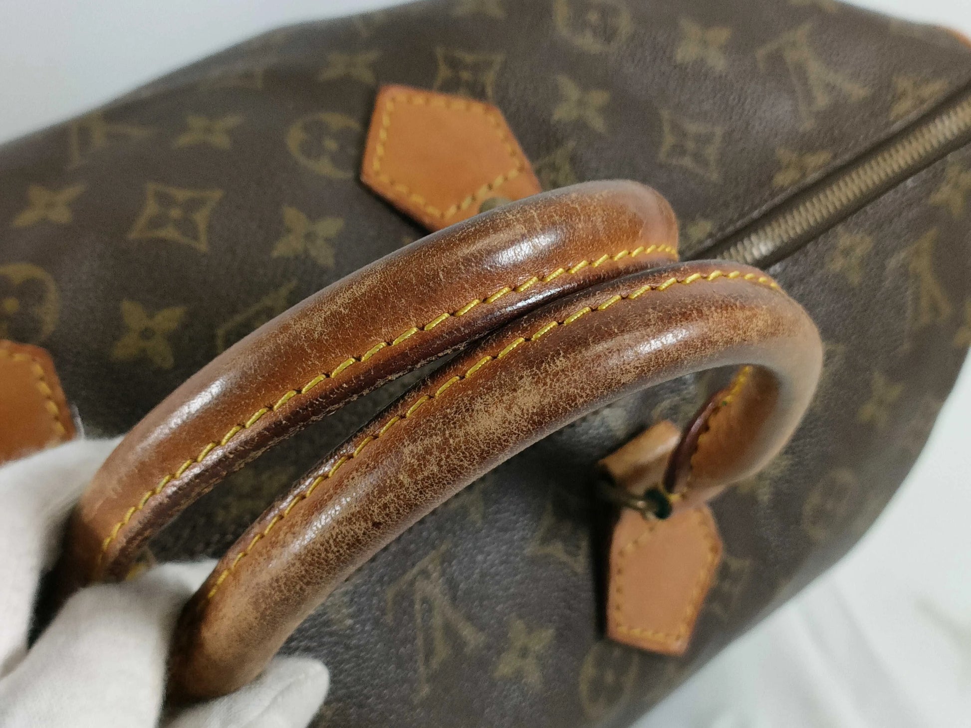 Louis Vuitton Speedy Monogram Canvas, Brown, Canvas, Handbag