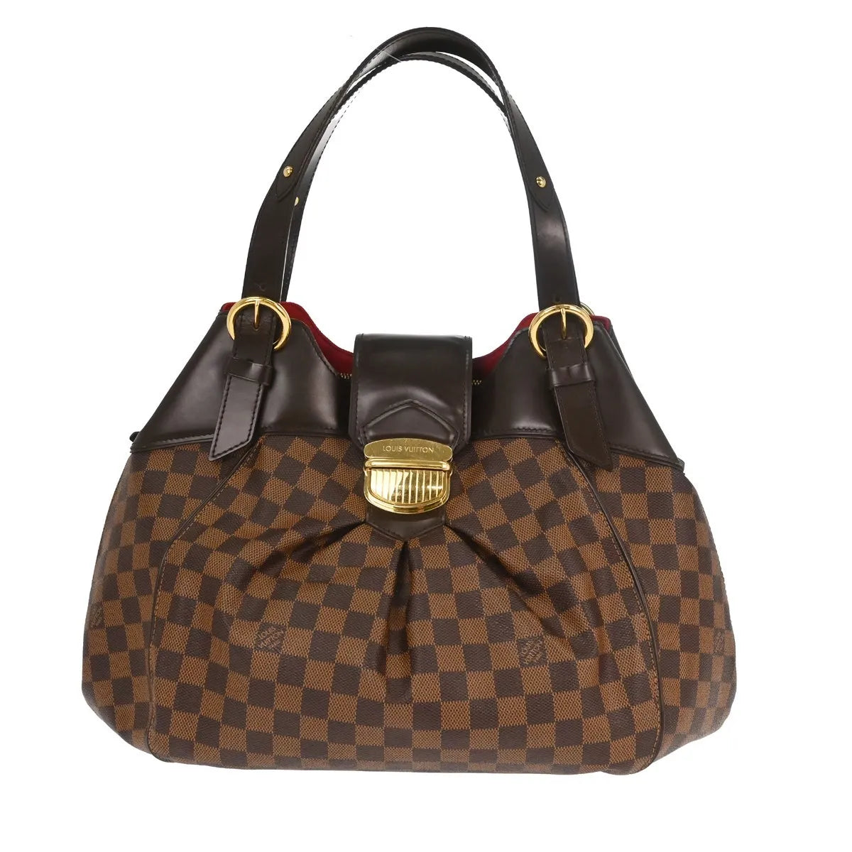 Louis Vuitton Sistina Damier, Brown, Canvas, Handbag