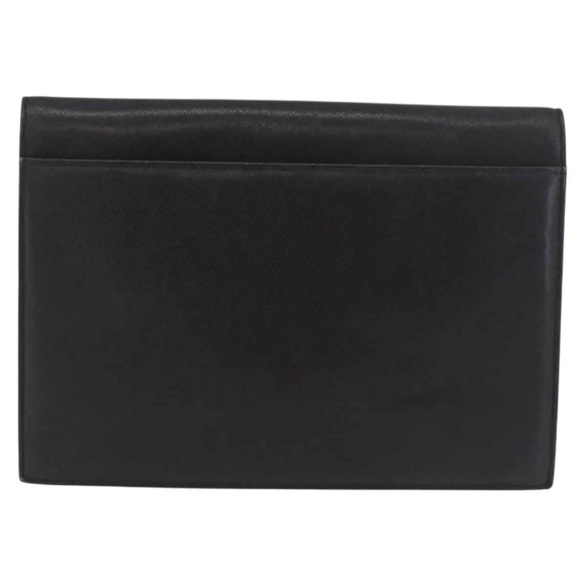 Saint Laurent Vintage Leather, Black, Leather, Clutch