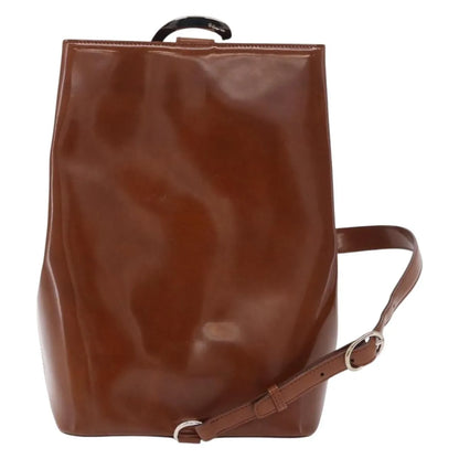 Cartier Panthère Patent leather, Brown, Patent Leather, Backpack