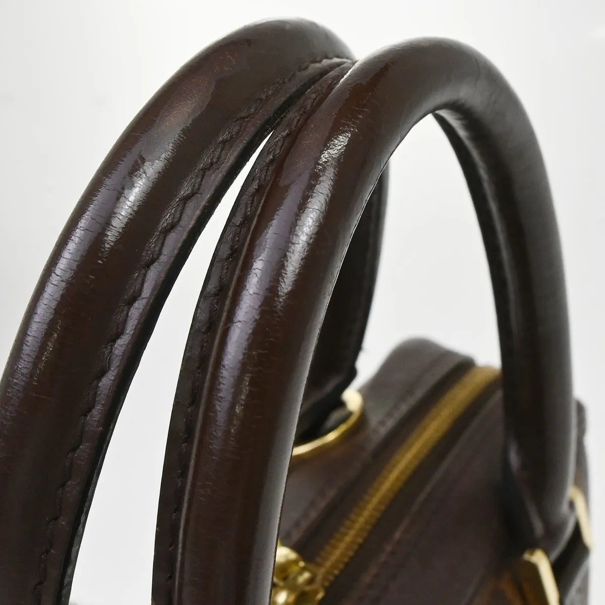Louis Vuitton Brera Damier, Brown, Canvas, Handbag