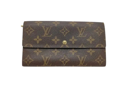 Louis Vuitton Porte Tresor International Monogram Canvas, Brown, Canvas, Wallet