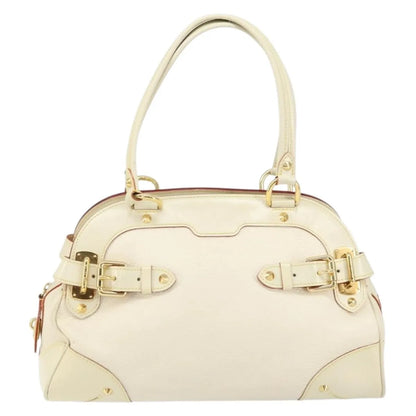 Louis Vuitton Suhali Le Radieux Leather, White, Leather, Handbag