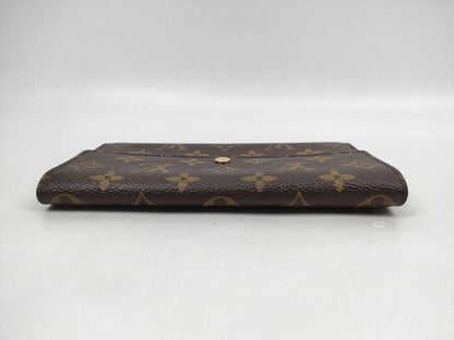 Louis Vuitton Vintage Sarah Monogram Canvas, Brown, Canvas, Wallet