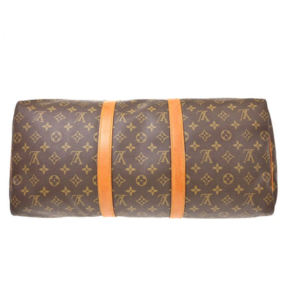 Louis Vuitton Keepall Canvas, Brown, Canvas, Travel Bag