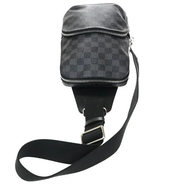 Louis Vuitton Avenue Sling Damier Graphite, Gray, Canvas, Shoulder Bag