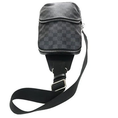 Louis Vuitton Avenue Sling Damier Graphite, Gray, Canvas, Shoulder Bag